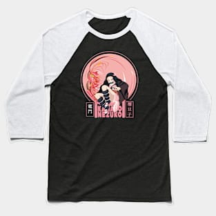 Nezuko Pink Baseball T-Shirt